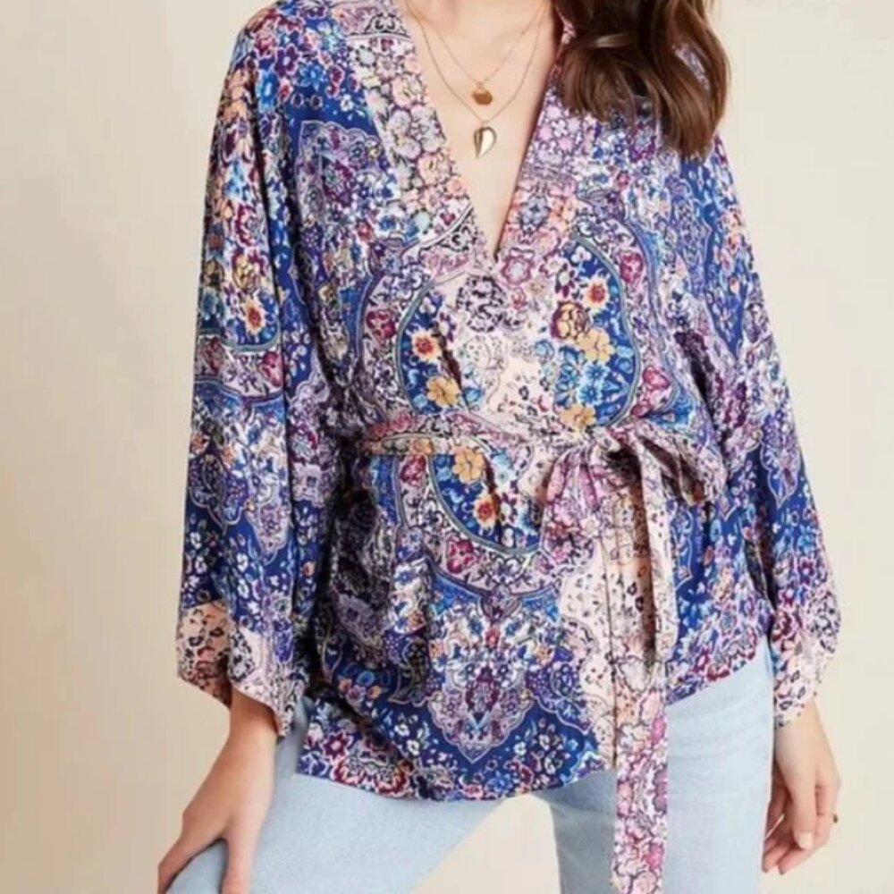 Kachel x Anthropologie Belted Kimono (OS)